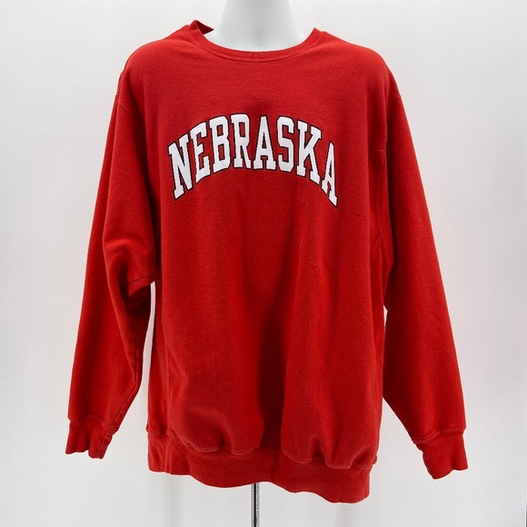 Steve & Barry's Other - Steve & Barry's Red & White Nebraska Sweatshirt